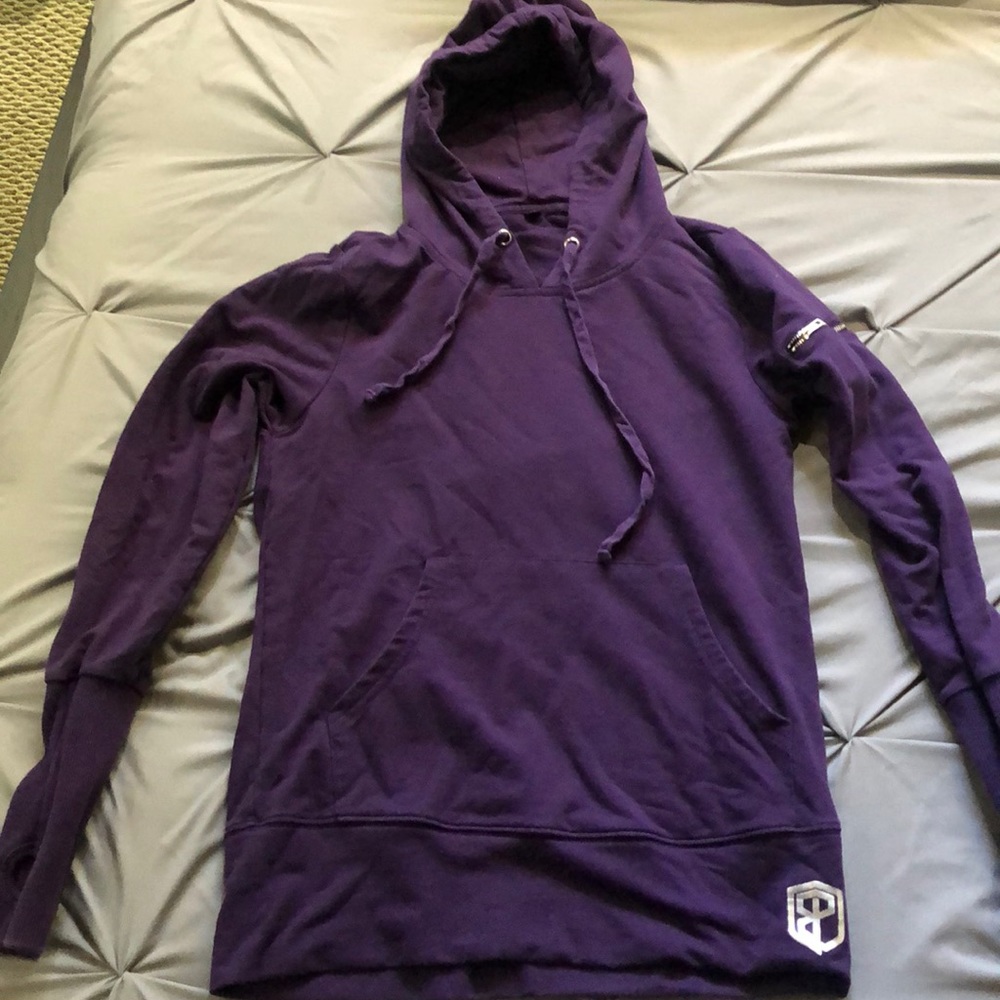Born Primative Open Back Purple Sweatshirt